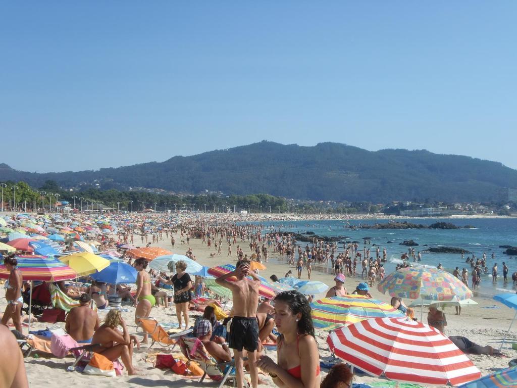 Hotel Playa Samil Vigo Bagian luar foto